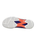 YONEX SHB 57 EX BADMINTON SHOES (WHITE/NEON ORANGE)