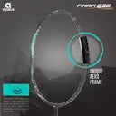 Apacs Finapi 232 rebourn black raket – high tension 30 lbs badminton racket