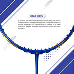 Apacs Z Zigler rebourn badminton racquet – high tension 38 lbs professional raket India