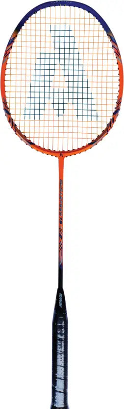 Ashaway Dura Speed 78 badminton racket with full cover.

