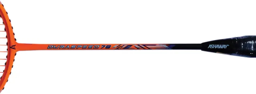 Ashaway Dura Speed 78 (78g) on a badminton court.


