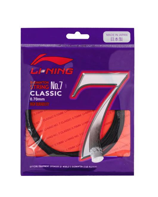 lining no 7 classic badmiton string, li ning number 7 strng durable