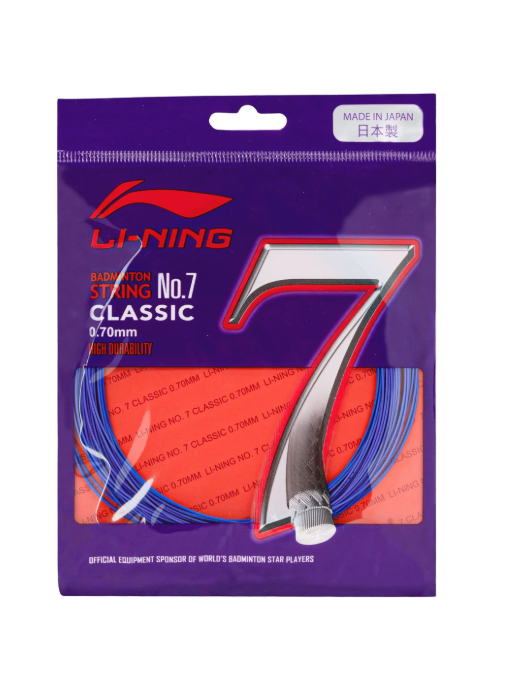 li-ning no7 classic babminton strng high durability soft feel
