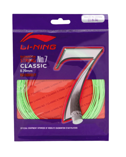 lining no.7 clasik badmittion rope, pro control badminton strings