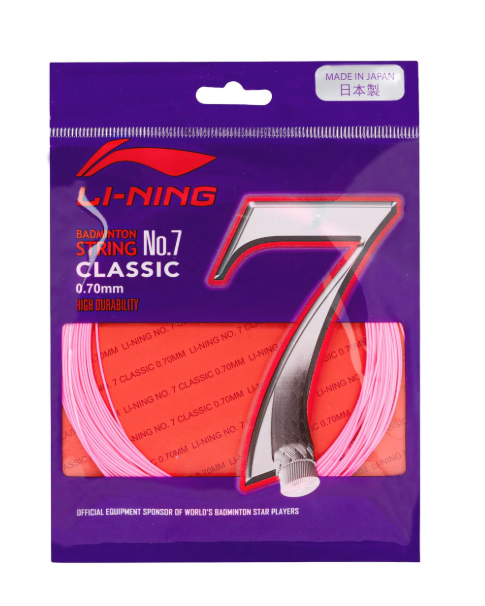lining no seven classic strng, badmiton durablity string for pros
