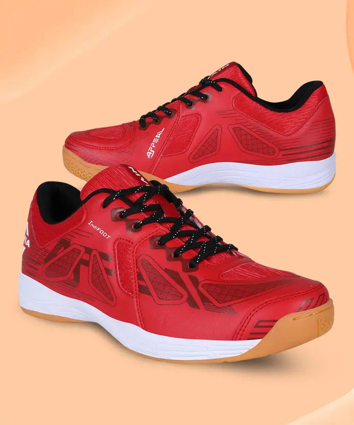 Nivia Appeal 3.0 Badminton Shoes | Crimson Red