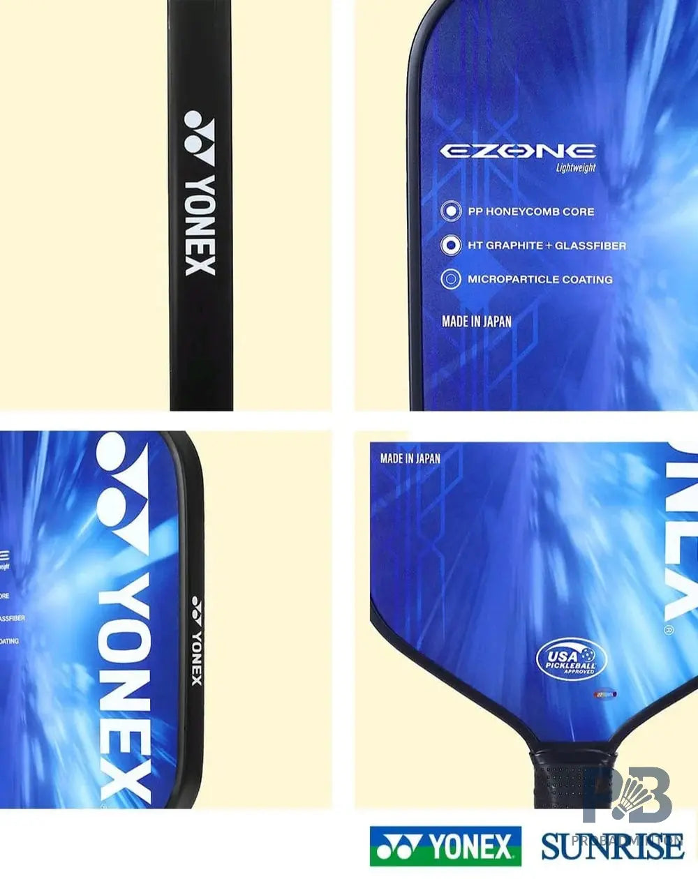 YONEX EZONE Pickleball Paddle – Lightweight Control Paddle with Power & Precision - Probadminton