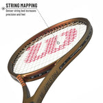 The Wilson Pro Staff 97L V14 tennis racket alongside other Wilson India equipment, showcasing the brand's complete lineup available at ProBadminton.in.