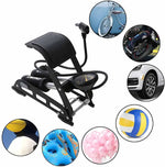 vixen rapidfire 10x6 foopump multiperpose airpump blak red color