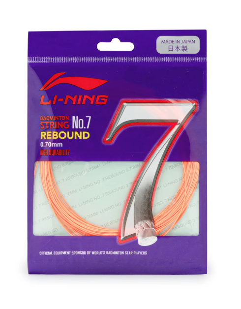 li-ning no7 rebond babminton rope high elasticity string