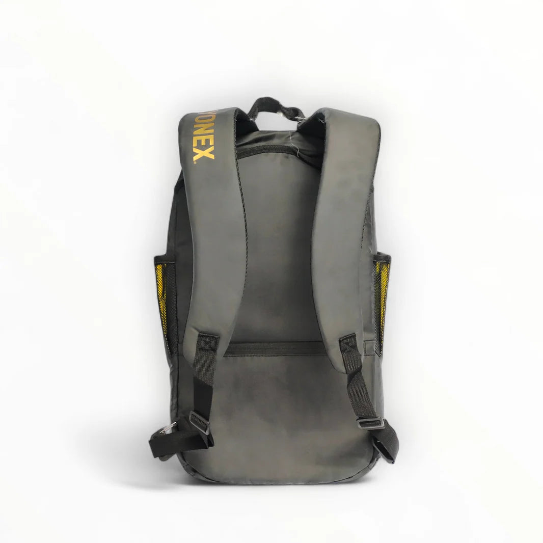 Interior view of empty Yonex ADP1-0312 badminton bag showing organization