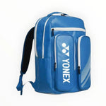 Player carrying Yonex ADP1-0112 badminton rucksack on back