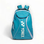 Player wearing Yonex ADP1-0512 badminton rucksack ergonomic straps