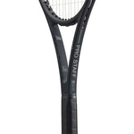 Alt Text: Action shot of an advanced player executing a powerful shot with the Wilson Pro Staff 97 Autograph tenniss racquet, demonstrating Federer-level control. Shop now at ProBadminton.in.