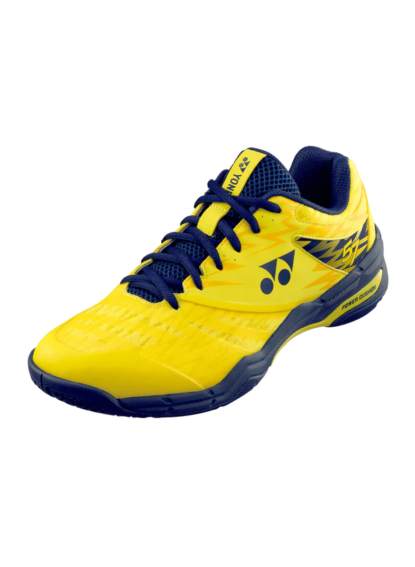 YONEX SHB 57 EX BADMINTON SHOES ( Yellow/ Navy)