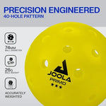 A pickleball machine using Joola Primo Pickleballs - probadminton.in