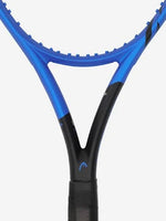 Image of a tennis player hitting a powerful forehand with the HEAD Instinct Team 2022 racquet, highlighting its Optimized Power Frame for explosive shots in a "misspell match." Explore more at ProBadminton.in