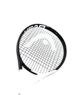 Image showing a tennis player mid-swing with the lightweight HEAD Speed Team L 2022 racquet, demonstrating its ease of handling and maneuverability for new players. Explore more at ProBadminton.in.
