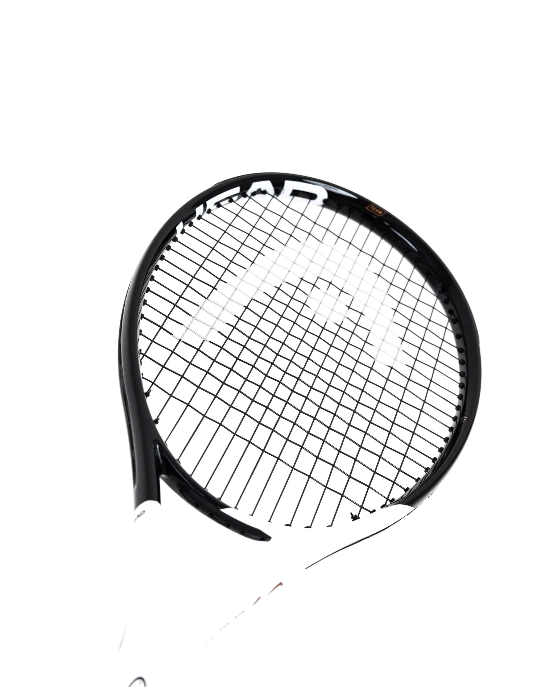 Image showing a tennis player mid-swing with the lightweight HEAD Speed Team L 2022 racquet, demonstrating its ease of handling and maneuverability for new players. Explore more at ProBadminton.in.