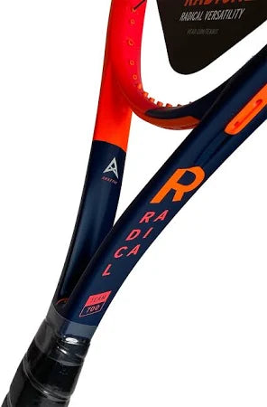 "HED Radical Team 2023 racquet with bold desine and power spin – shop at ProBadminton.in"