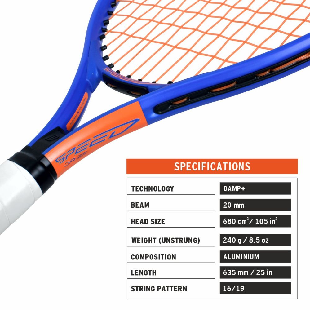 Head Speeed Junior 25 tennis racket for 8-10 year olds, available at ProBadminton.in

