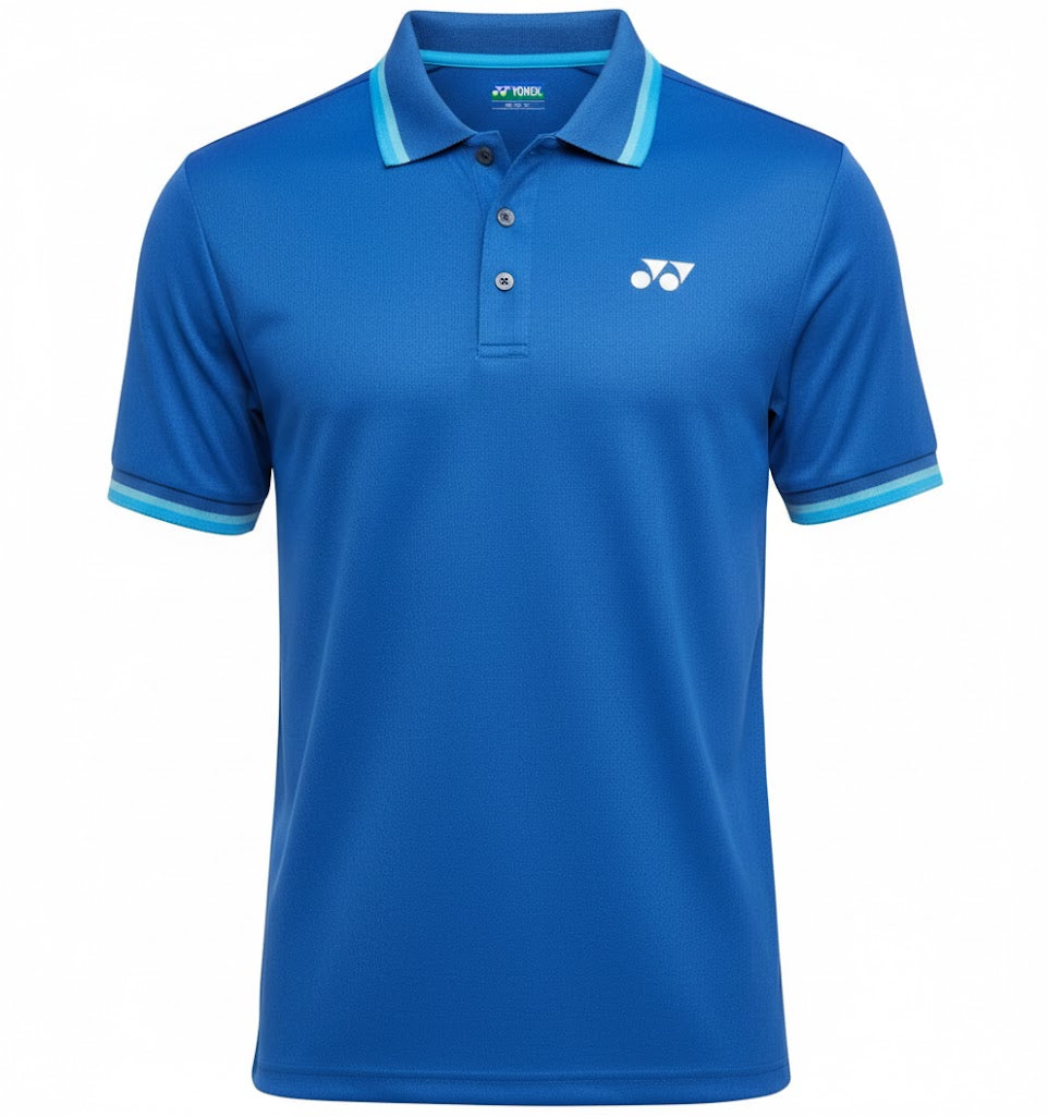 Yonex T-Shirt Polo -2970-Men’s Wear | Snorkel Blue | Lightweight Badminton Sportswear