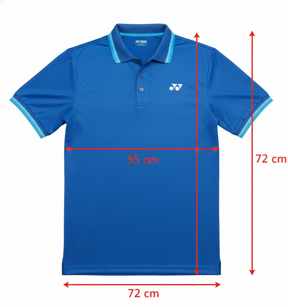 Yonex T-Shirt Polo -2970-Men’s Wear | Snorkel Blue | Lightweight Badminton Sportswear