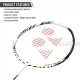 YONEX Astrox 99 Play Badminton Racket – White Tiger | Graphite