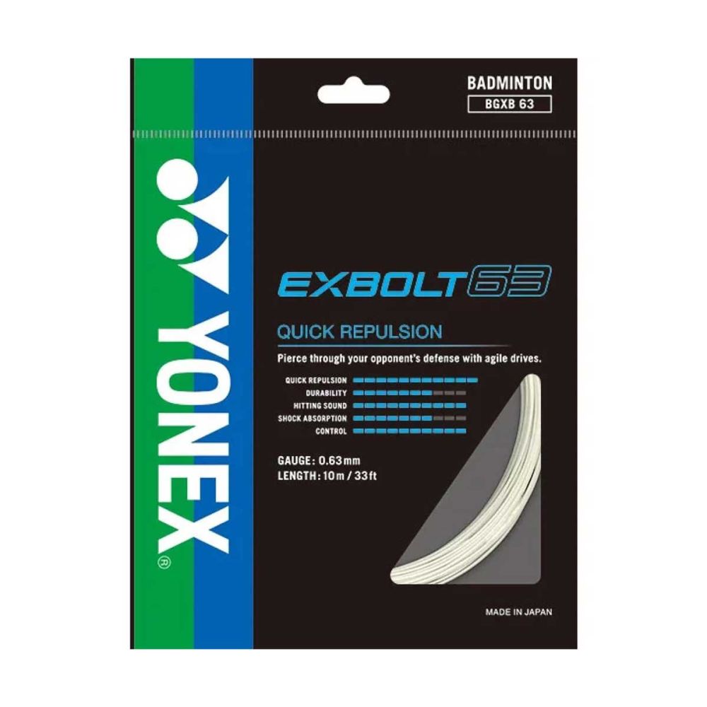 Yonex Exbolt 63 – Quick Repulsion & High Sound Precision