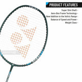 YONEX Voltric Lite 47i Badminton Racket – Lightweight 5U G4 Graphite Racket with Nanometric Shaft | probadminton.in