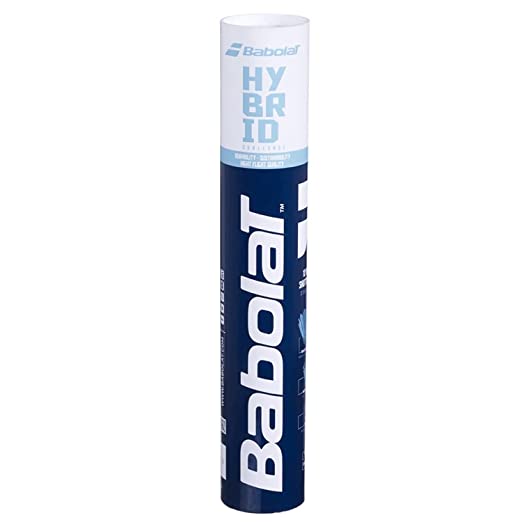 Babolat Hybrid Cock Badmitton Shuttlecok - Cork & Nylon Design