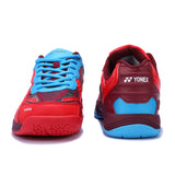 Yonex Dual Badminton Shoes (DARK WINE -RED - DIGITAL AQUA)