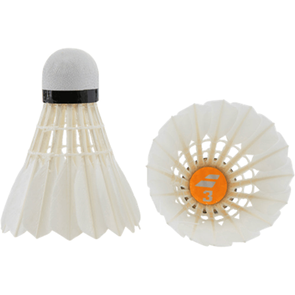 White Feather Shuttlcok - Tournament Grade Goose Feather Design