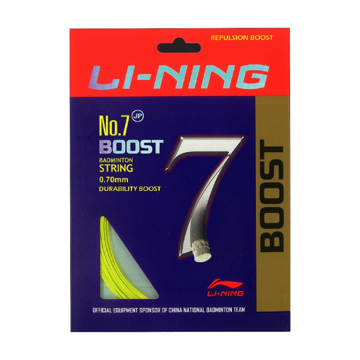 Li-Ning No.7 Boost String Set (10 m) - Bold Yellow