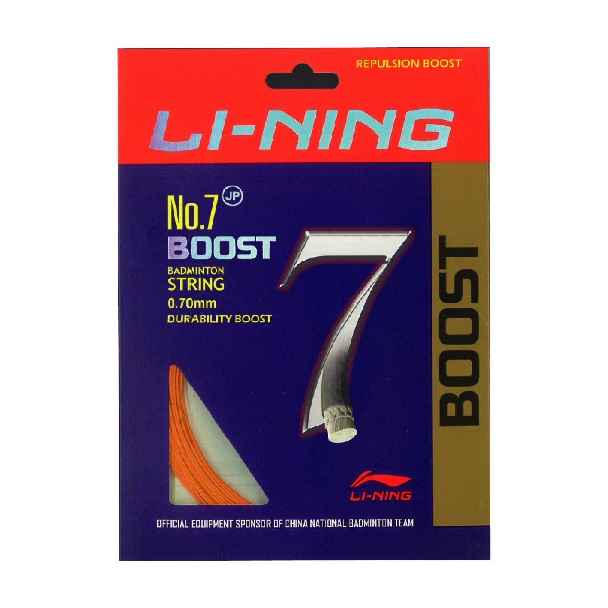 Li-Ning No.7 Boost String Set (10 m) - Outrageous Orange