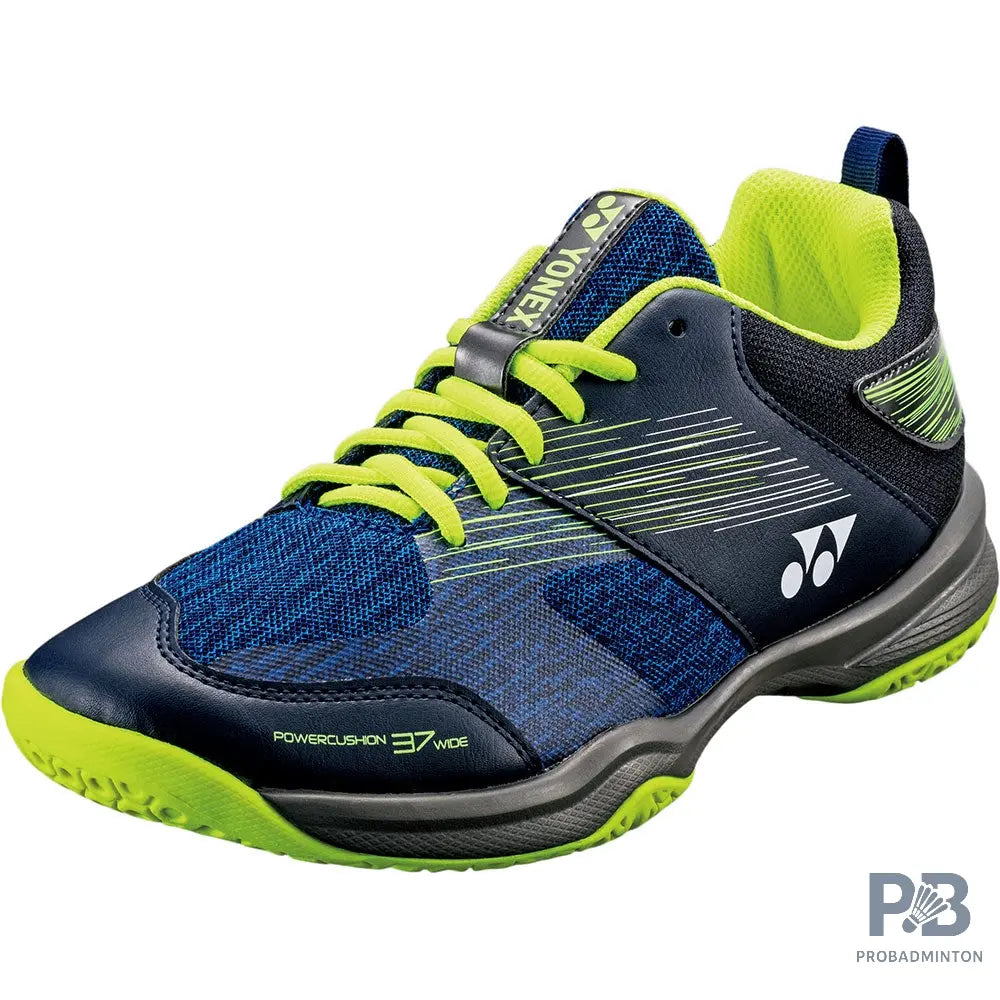 Yonex Power Cushion 37 EX Non-Marking Badminton Shoes ( Navy Yellow ) YONEX